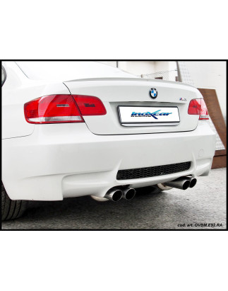 Posteriore con uscita 2 x diam. 76 RACING DX+SX BMW E92 SERIE3 M3 COUPE 4.0 V8 2007- - 2007 SERIE 3 