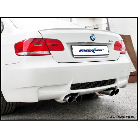 Posteriore con uscita 2 x diam. 76 RACING DX+SX BMW E92 SERIE3 M3 COUPE 4.0 V8 2007- - 2007 SERIE 3 