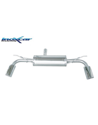 Posteriore con uscita singola ovale 120x80 OBLIQUO DX+SX AUDI Q7 3.0 TDI V6 - 2006 233CV (Cod. I-OVQ