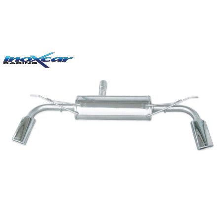 Posteriore con uscita singola ovale 120x80 OBLIQUO DX+SX AUDI Q7 3.0 TDI V6 - 2006 233CV (Cod. I-OVQ