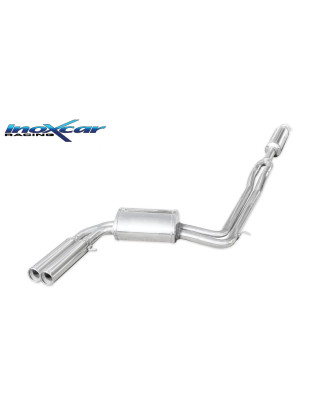 Tubo centrale con silenziatore + Posteriore uscita 2 x diam. 80 RACING VOLVO V70 2.5T AWD R - 2003-2