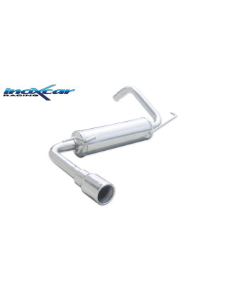 Posteriore con uscita singola diam.80 PEUGEOT 107 1.0 12V - 2005 68CV (Cod. I-PE107.01.80)
