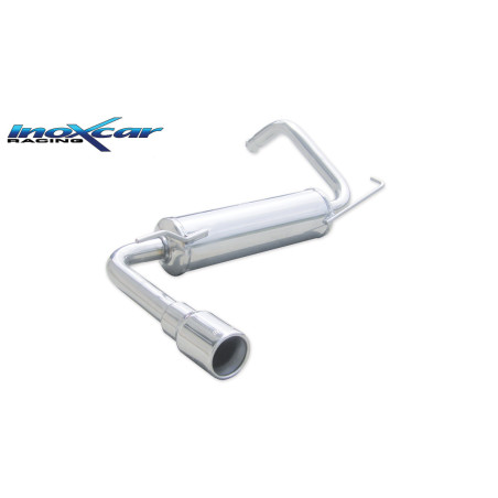 Posteriore con uscita singola diam.80 PEUGEOT 107 1.0 12V - 2005 68CV (Cod. I-PE107.01.80)