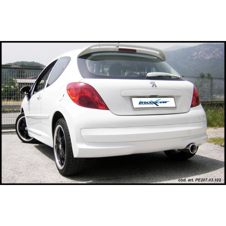 Posteriore con uscita singola diam. 102 PEUGEOT 207 1.6 16V THP - 2006 150CV (Cod. I-PE207.03.102 )