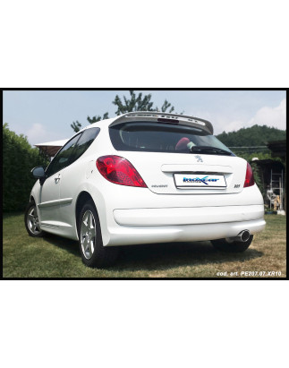 Posteriore con uscita singola diam. 102 PEUGEOT 207 1.4 XS 16V - 2008 95CV (Cod. I-PE207.07.102)