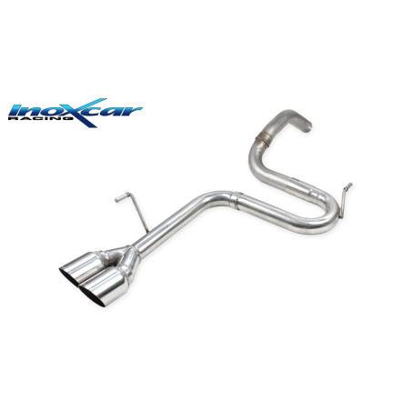 Posteriore senza silenziatore con uscita 2 x diam. 80 RACING PEUGEOT 308 - 2018 (Cod. I-PE308.07.RA)