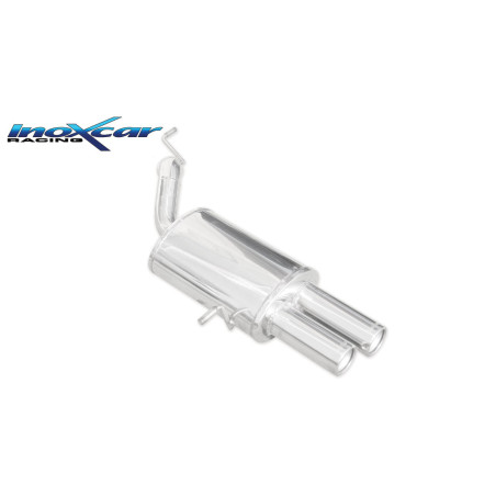 Posteriore con uscita 2 x diam. 80 PEUGEOT 407 2.7 24V HDI - 2006 204CV (Cod. I-PE407.01.80)