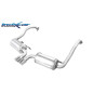 Posteriore con uscita centrale 2 x diam. 80 X-RACE PORSCHE CAYMAN 3.4 S - 2005-2009 295CV (Cod. I-PO