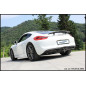 Posteriore con uscita centrale 2 x diam. 90 X-RACE PORSCHE CAYMAN 981 2.7 - 2015 275CV (Cod. I-POCAY