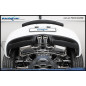 Posteriore con uscita centrale 2 x diam. 90 X-RACE PORSCHE CAYMAN 981 2.7 - 2015 275CV (Cod. I-POCAY