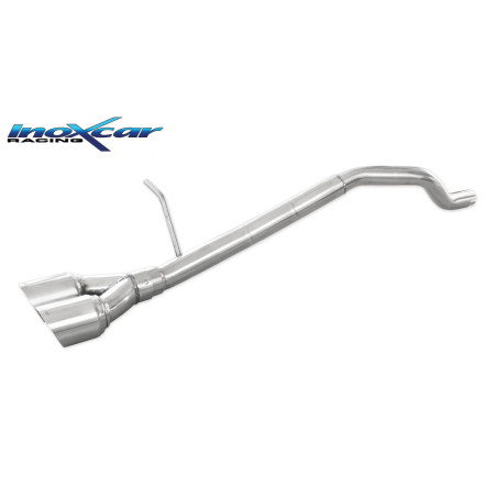 Posteriore senza silenziatore con uscita 2 x diam. 80 RACING RENAULT CLIO 4 1.5 DCI - 2015 75CV (Cod