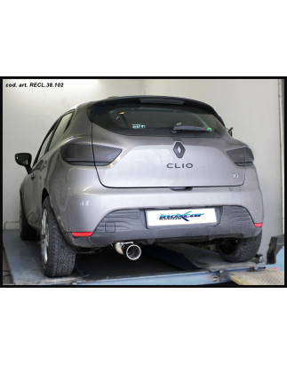 Posteriore senza silenziatore con uscita 2 x diam. 80 RACING RENAULT CLIO 4 1.5 DCI - 2015 75CV (Cod