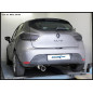 Posteriore senza silenziatore con uscita 2 x diam. 80 RACING RENAULT CLIO 4 1.5 DCI - 2015 75CV (Cod