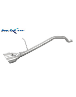 Posteriore senza silenziatore con uscita 2 x diam. 80 RACING RENAULT CLIO 4 1.5 DCI - 2012 100CV (Co