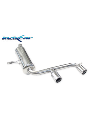 Posteriore con uscita CENTRALE 2 x diam. 80 RENAULT MEGANE GT 2.0 DCI - 2007 150CV II (Cod. I-REME.1