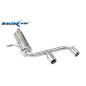 Posteriore con uscita CENTRALE 2 x diam. 80 RENAULT MEGANE GT 2.0 DCI - 2007 150CV II (Cod. I-REME.1