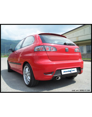 Posteriore con uscita singola diam. 80 SEAT IBIZA - 2004-2006 180CV (type 6L) (Cod. I-SEIB.17.80)