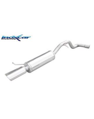 Posteriore con uscita singola ovale 120x80 mm SEAT LEON - 2000 90CV (type 1M) (Cod. I-SELE.04.120)