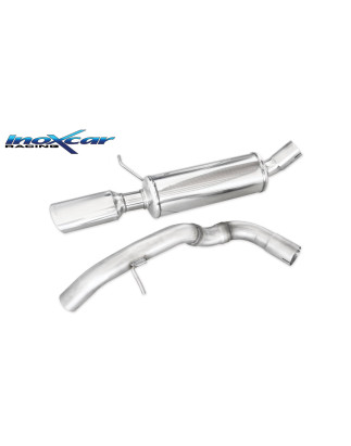 Posteriore con uscita singola ovale 120x80 mm SEAT LEON - 2002 210CV (type 1M) (Cod. I-SELE.08.120)