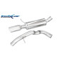 Posteriore con uscita singola ovale 120x80 mm SEAT LEON - 2002 210CV (type 1M) (Cod. I-SELE.08.120)