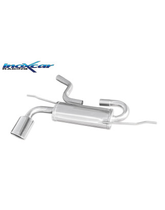 Posteriore con uscita singola ovale 120x80 OBLIQUO SEAT LEON - 2005 102CV (type 1P) (Cod. I-SELE.15.