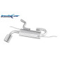 Posteriore con uscita singola ovale 120x80 OBLIQUO SEAT LEON - 2005 102CV (type 1P) (Cod. I-SELE.15.
