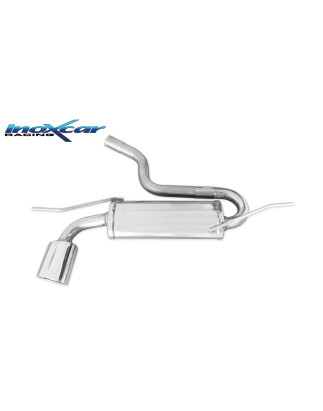 Posteriore con uscita singola ovale 120x80 OBLIQUO SEAT LEON - 2005 125CV (type 1P) (Cod. I-SELE.17.