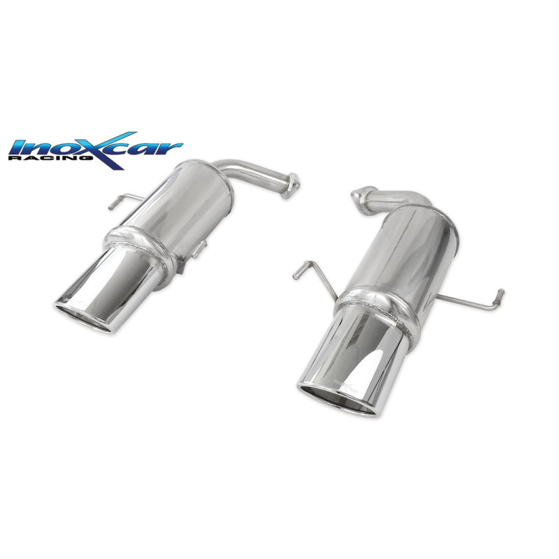 Posteriore con uscita singola ovale 150x105mm OBLIQUO DX+SX SUBARU B9 TRIBECA 3.0 V6 - 2006-2007 245