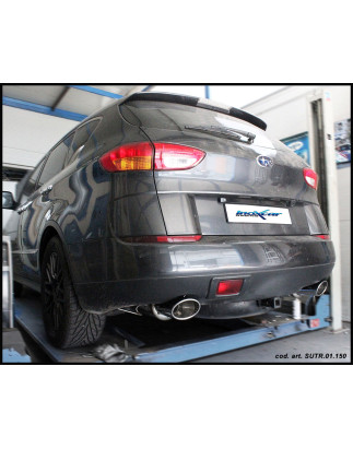 Posteriore con uscita singola ovale 150x105mm OBLIQUO DX+SX SUBARU B9 TRIBECA 3.0 V6 - 2006-2007 245