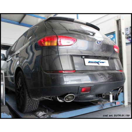 Posteriore con uscita singola ovale 150x105mm OBLIQUO DX+SX SUBARU B9 TRIBECA 3.0 V6 - 2006-2007 245