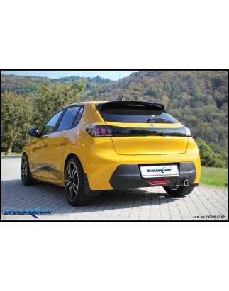 Tubo centrale diretto - 2019 101CV Peugeot 208 NEW (Cod. I-TC208.02)