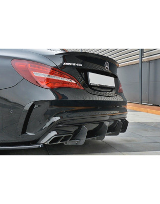 DIFFUSORE POSTERIORE V.1 Mercedes CLA A45 AMG C117 Facelift (Cod. M-ME-CLA-117F-AMG-CNC-RS1A)