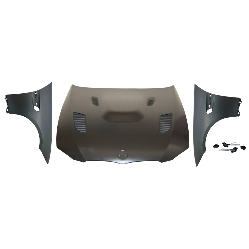 Cofano E Parafanghi Anteriore BMW E92 / E93 Look M3 ´06-14 Black Led indicator (Cod. E-TCB92921651)