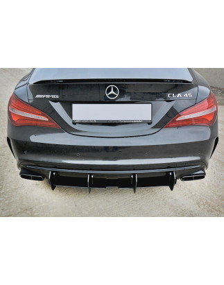 DIFFUSORE POSTERIORE V.2 Mercedes CLA A45 AMG C117 Facelift (Cod. M-ME-CLA-117F-AMG-CNC-RS2A)