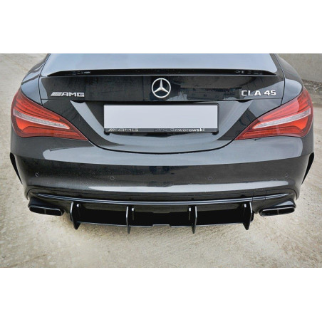 DIFFUSORE POSTERIORE V.2 Mercedes CLA A45 AMG C117 Facelift (Cod. M-ME-CLA-117F-AMG-CNC-RS2A)