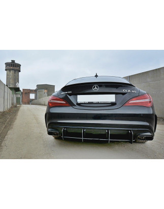 DIFFUSORE POSTERIORE V.2 Mercedes CLA A45 AMG C117 Facelift (Cod. M-ME-CLA-117F-AMG-CNC-RS2A)