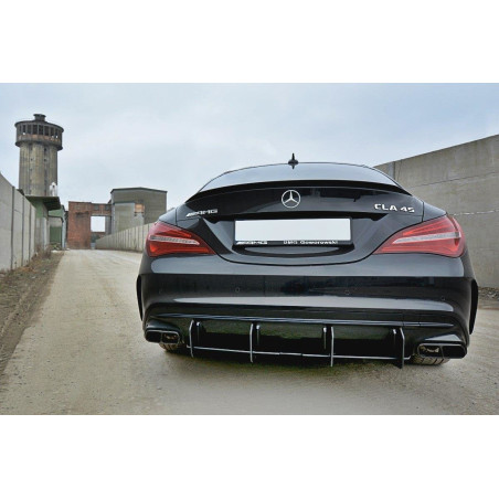DIFFUSORE POSTERIORE V.2 Mercedes CLA A45 AMG C117 Facelift (Cod. M-ME-CLA-117F-AMG-CNC-RS2A)