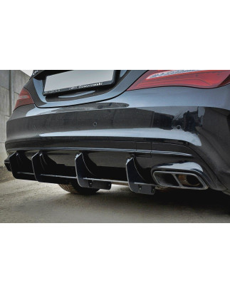 DIFFUSORE POSTERIORE V.2 Mercedes CLA A45 AMG C117 Facelift (Cod. M-ME-CLA-117F-AMG-CNC-RS2A)