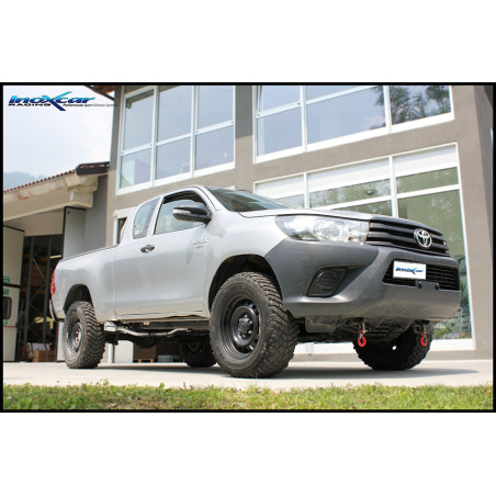 Posteriore senza silenziatore con uscita laterale diam. 100 X-RACE TOYOTA HILUX PICK-UP 2.4 D - 150C