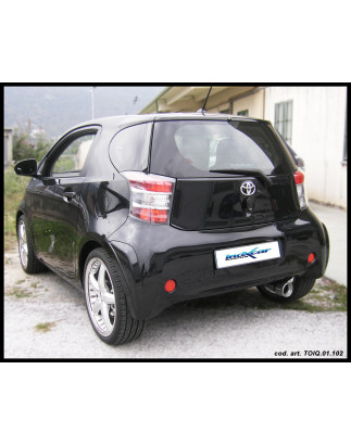 Posteriore con uscita singola diam. 80 TOYOTA IQ 1.3 EXECUTIVE - 2009 99CV (Cod. I-TOIQ.01.80)