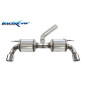 Posteriore DUPLEX con 2 silenziatori uscita diam. 90 X-RACE - BMW F21 2016 SERIE 1 (Cod. I-TWBMF21.0
