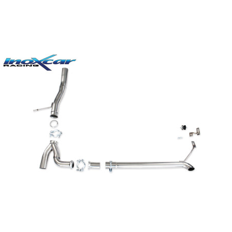 Posteriore duplex senza silenziatore dx+sx -Montaggio esclusivo su sottoparaurti Renault Megane IV G