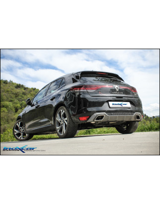 Posteriore duplex senza silenziatore dx+sx -Montaggio esclusivo su sottoparaurti Renault Megane IV G