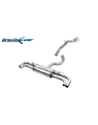 Tubo centrale diretto + Terminale silenziato Vavole con montaggio motorini elettrici di serie RS Q3 