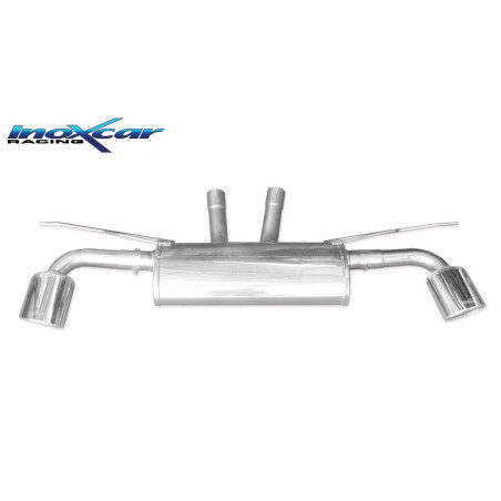 Posteriore con uscita singola ovale 150x105 OBLIQUO DX+SX VOLKSWAGEN TUAREG 5.0 V10 TDI - 2007 313CV