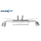 Posteriore con uscita singola ovale 150x105 OBLIQUO DX+SX VOLKSWAGEN TUAREG 5.0 V10 TDI - 2007 313CV