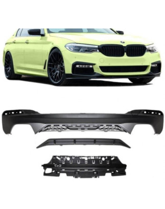 Sottoparaurti posteriore Sport-Performance for BMW 5er G30 G31 with M-Package (Cod. M-14060)