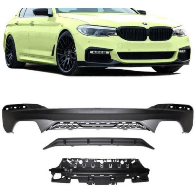 Sottoparaurti posteriore Sport-Performance for BMW 5er G30 G31 with M-Package (Cod. M-14060)