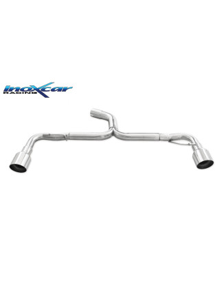 Posteriore senza silenziatore con uscita diam. 102 RACING DX+SX VOLKSWAGEN SCIROCCO 2.0R TFSI - 2010