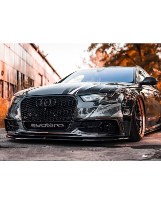 Cornici fari Audi S6 / A6 S-Line C7 (Cod. M-AU-A6-C7-SLINE-FV1F)